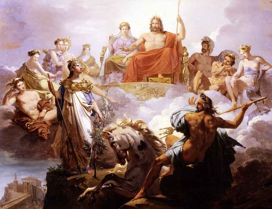 The Greek Gods in Mythology. 