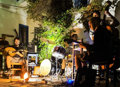 Amorgos nightlife, beach bars and cafes