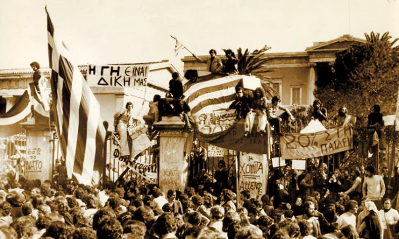 THE ATHENS POLYTECHNIC UPRISING NOVEMBER 1973