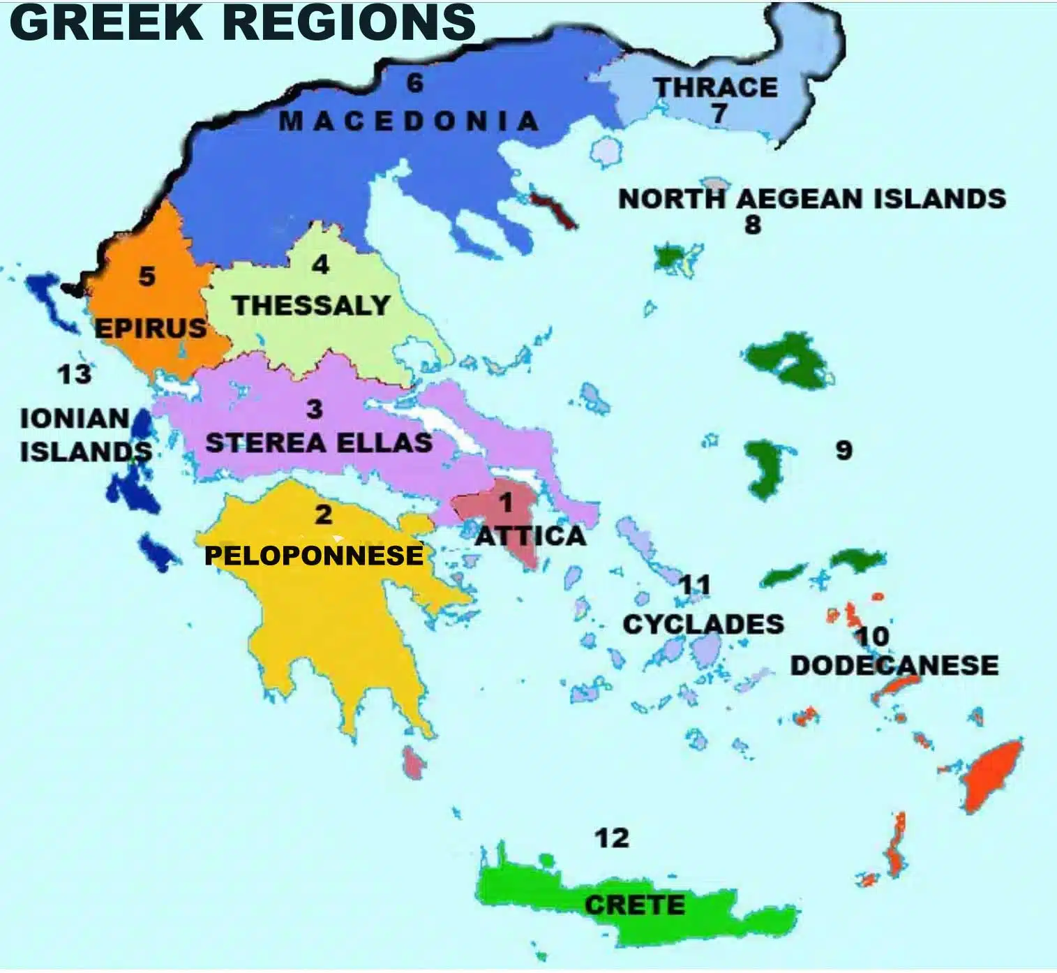 Detailed Maps Of Greece And The Greek Islands Detailed Maps Of Greece And The Greek Islands