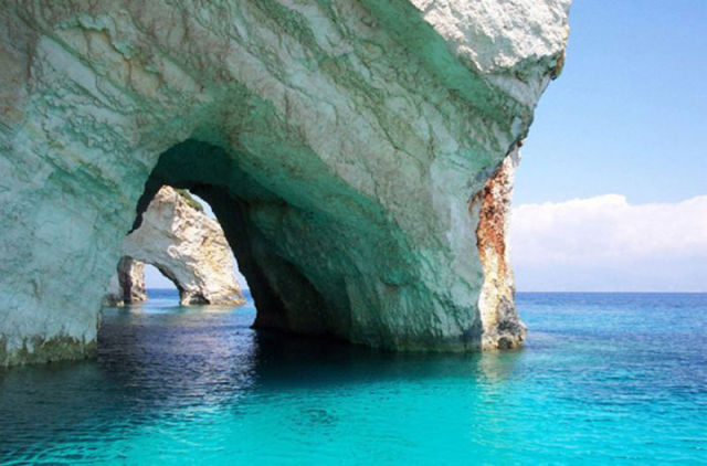 vedere grotta azzura di zante