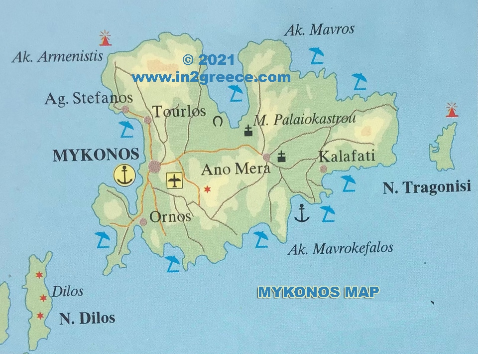 Mykonos Island Greece Map Your Ultimate Guide