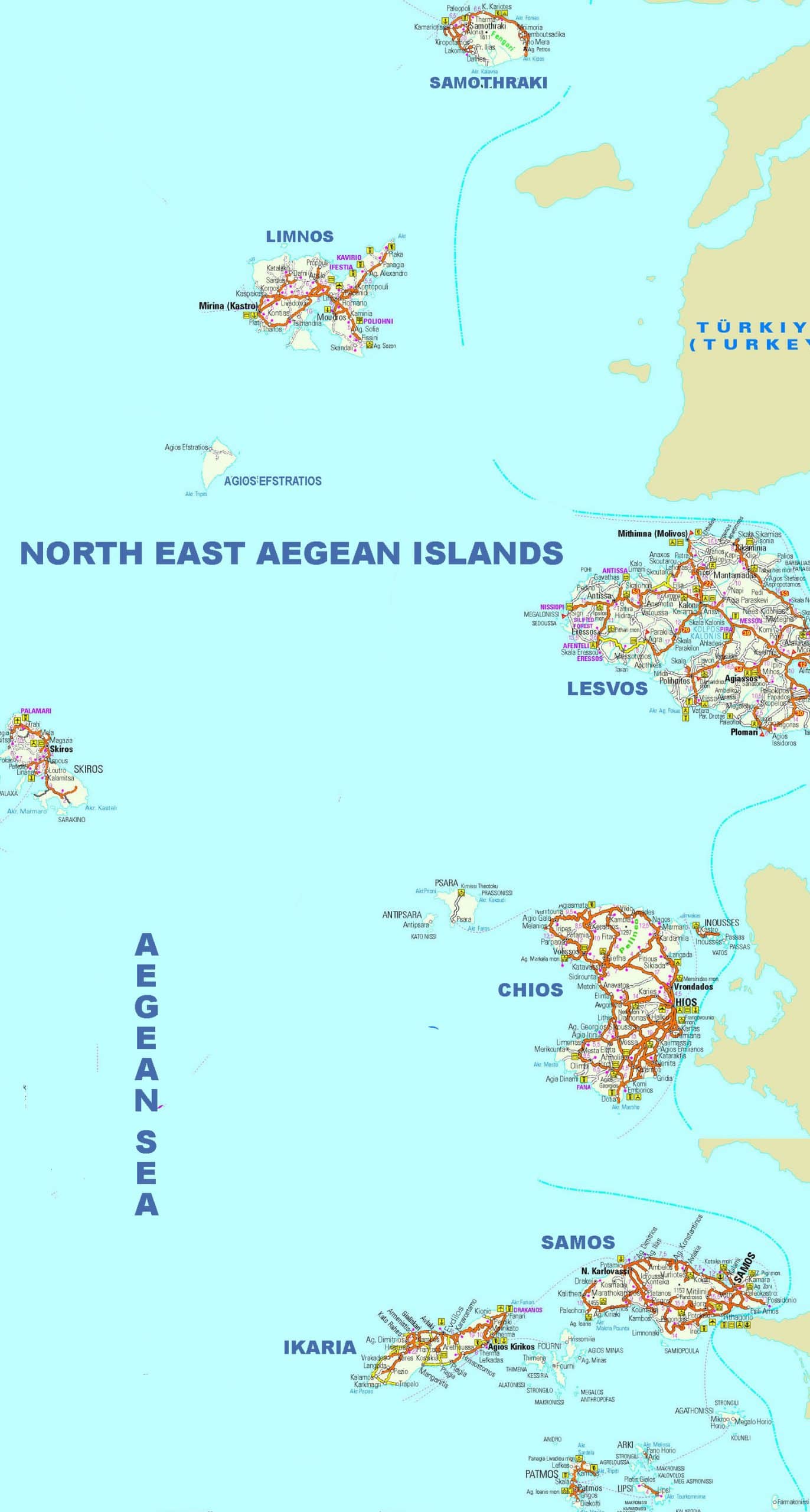 north-east-aegean-islands-map