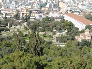 Ancient agora of athens greece