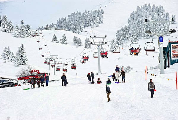 ski-in-greece
